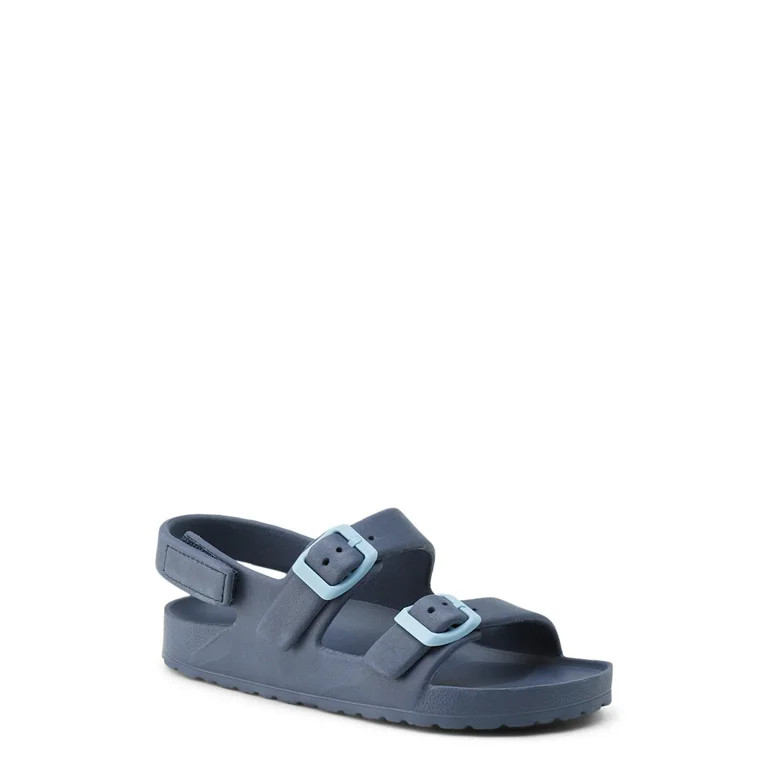 Wonder Nation Toddler Boys Two Buckle EVA Sandals, Sizes 5/6-11/12 - Walmart.com | Walmart (US)