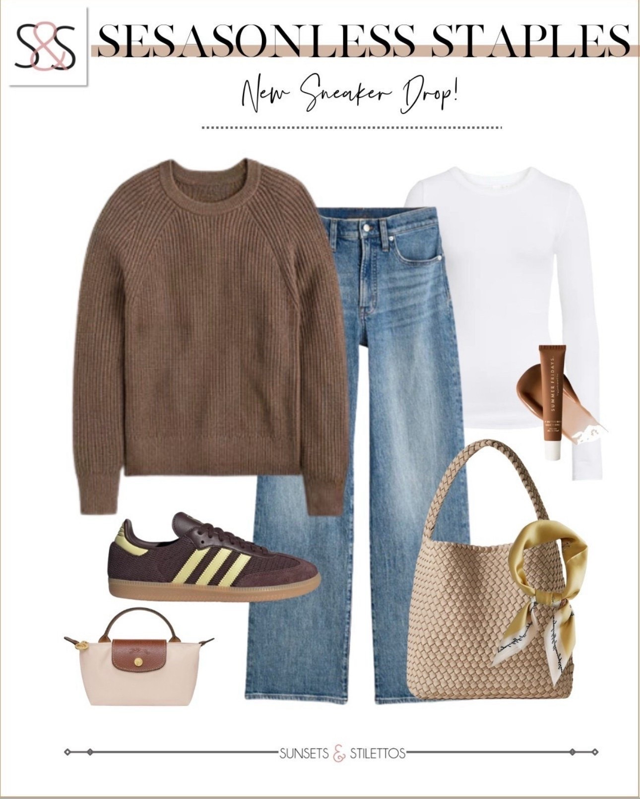 I love a great fisherman sweater for spring! Pair with wide leg jeans for a great casual work or travel outfit!

Sunsets and Stilettos, workwear, adidas sneakers 

#LTKOver40 #LTKgrwm #LTKSeasonal