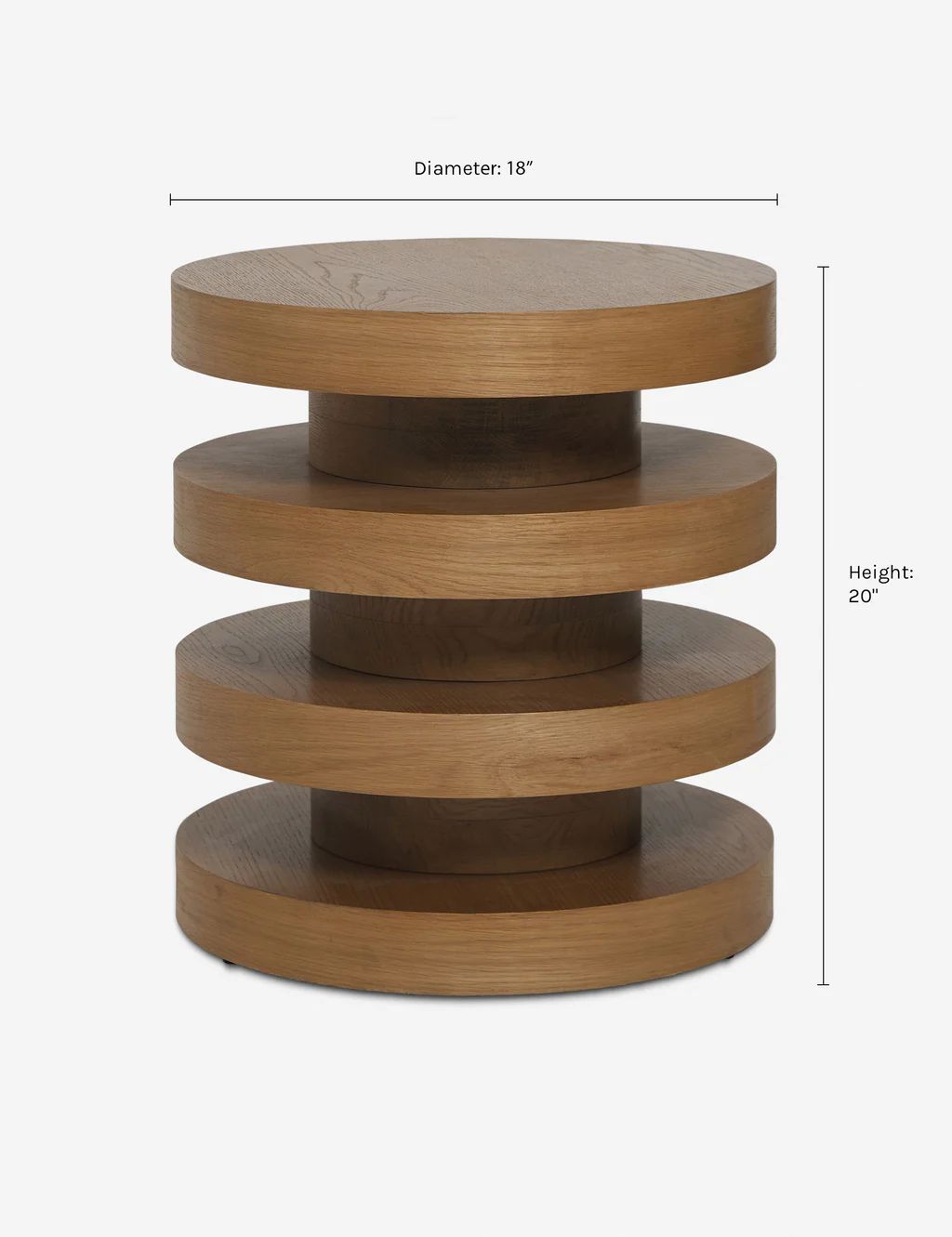 Pentwater Round Side Table | Lulu and Georgia 