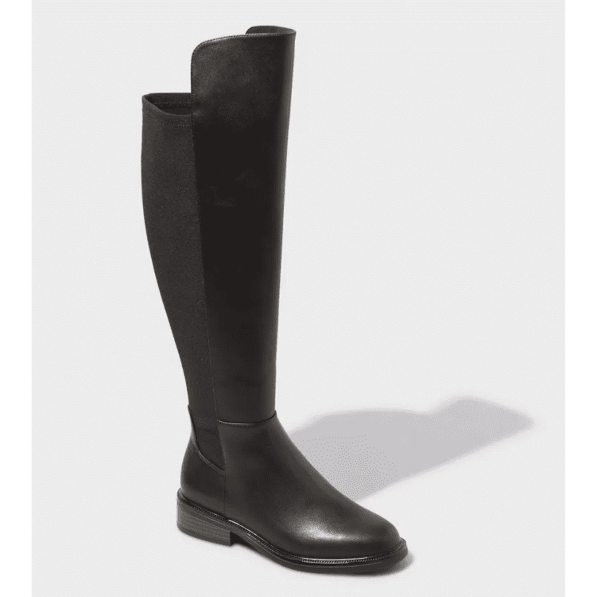 A New Day Women's Hope Black Tall Ankle Zip Riding Boots 7 | Walmart (US)