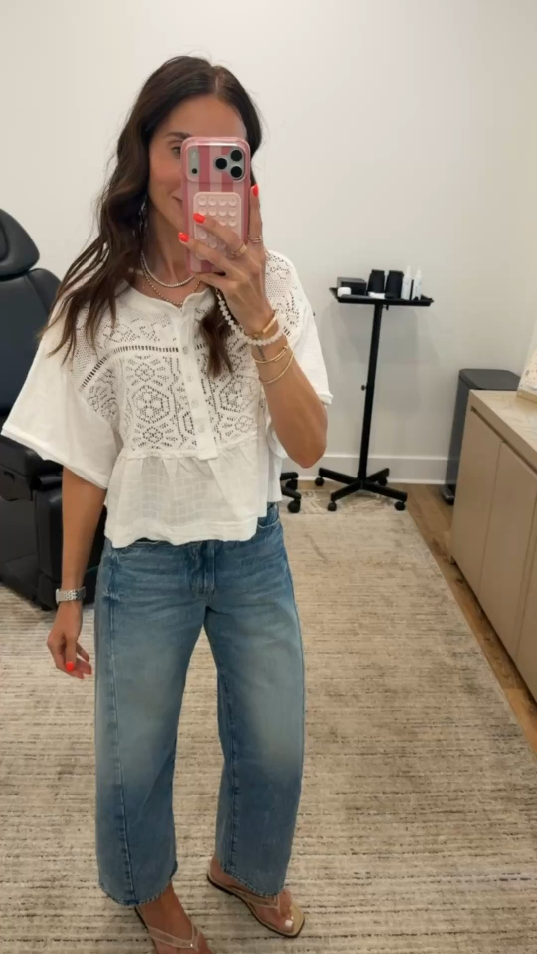 Anthropologie top on sale for $49, two colors available.

#LTKootd #LTKOver40 #LTKSaleAlert