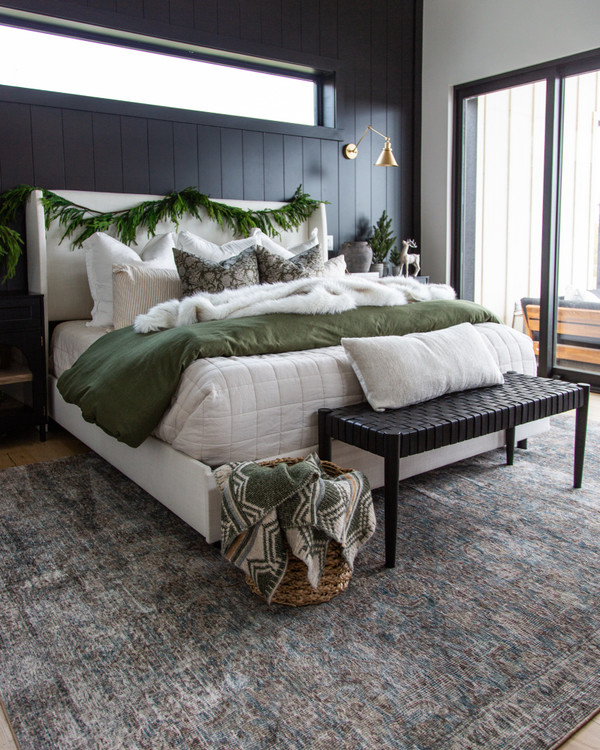 Our bedroom feels like a holiday retreat this year, and I’m absolutely in love.