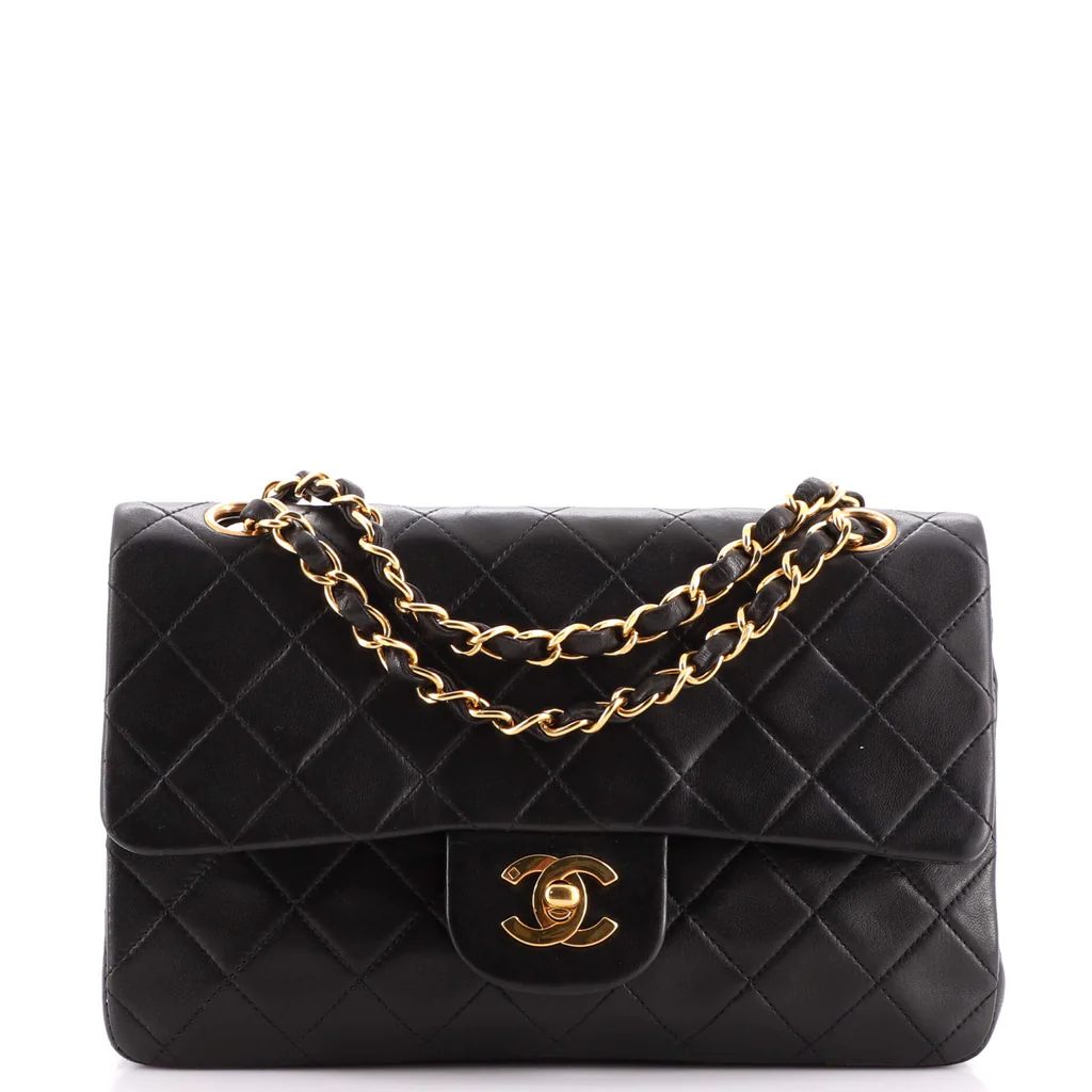 Vintage Classic Double Flap Bag Quilted Lambskin Small | Rebag