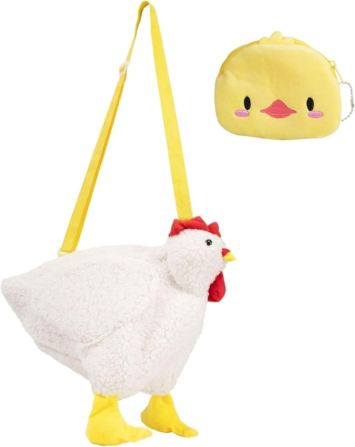 FABMODE Chicken Purse Rooster Bag Adjustable Shoulder Strap (1 Chick Purse) | Amazon (US)