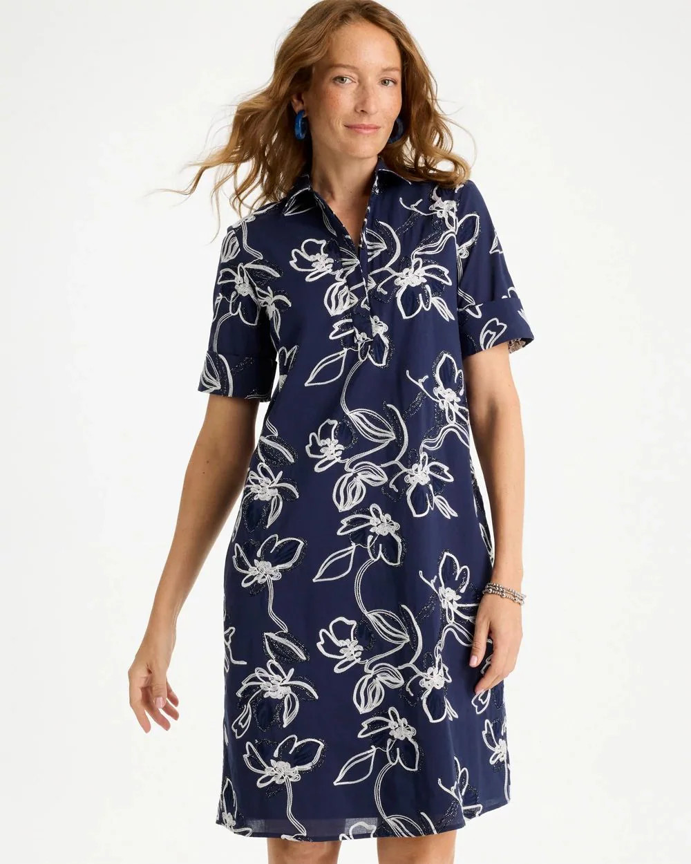 Embroidered Floral Dress | Chico's | Chico's