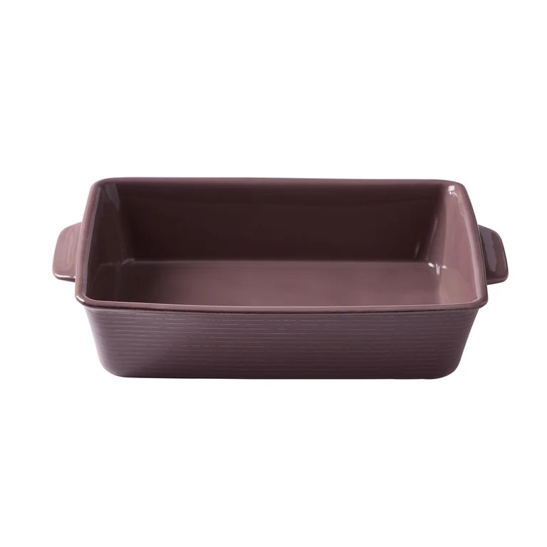 Better Homes & Gardens 9" x 13" 3 qt Purple Artisan Stoneware Baking Dish | Walmart (US)