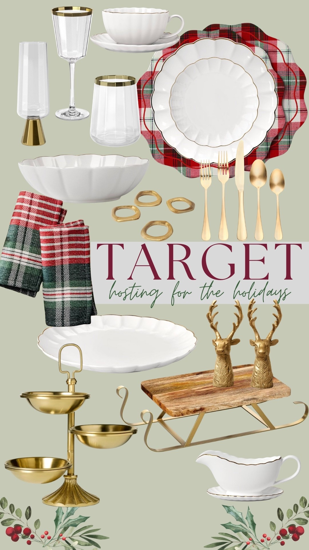Host in style this holiday season! Target’s entertainment pieces are so pretty and affordable! 

#LTKHome #LTKFindsUnder50 #LTKHoliday