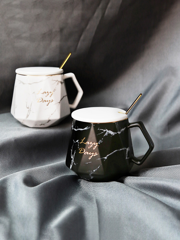 Marble Pattern Mug 1pc | SHEIN