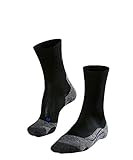FALKE Womens TK2 Cool Hiking Socks, Trekking Clothing, Breathable Moisture Wicking, Black (Black-Mix | Amazon (US)