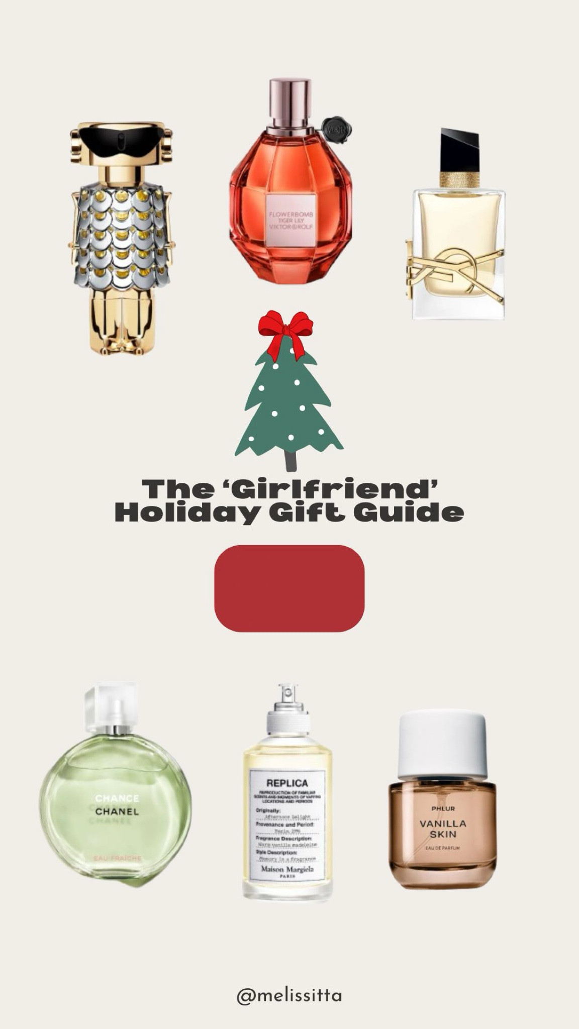 The perfect scents for your perfect girl!! ✨❤️‍🔥🎄🤭😘 #perfume #giftsforher #girlgifts #scentsforher #thebestperfumes #vanillascents #muskyscents #floralscents 

#LTKGiftGuide #LTKSeasonal #LTKHoliday