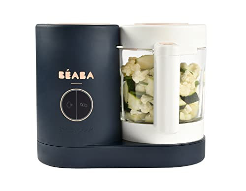BEABA Babycook NEO Baby Food Maker, Borosilicate Glass & Stainless Steel, 42 oz. Capacity for Multi-Stage Use, Inventor & Global Leader of Baby Food Processors, Trusted for over 35 years, Midnight | Amazon (US)
