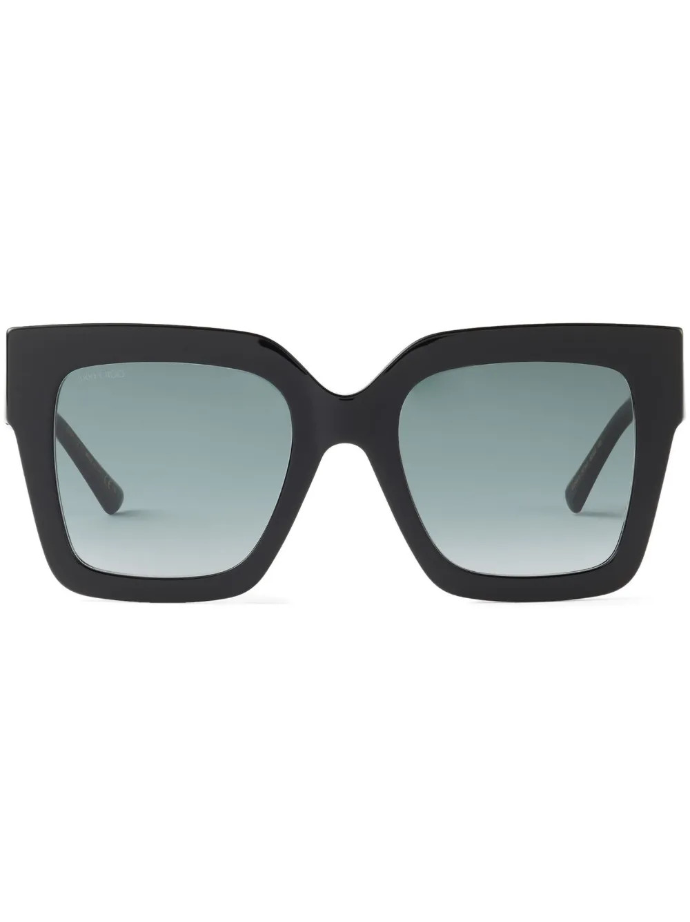 Jimmy Choo Eyewear Edna square-frame Sunglasses | Black | FARFETCH AU | Farfetch Global