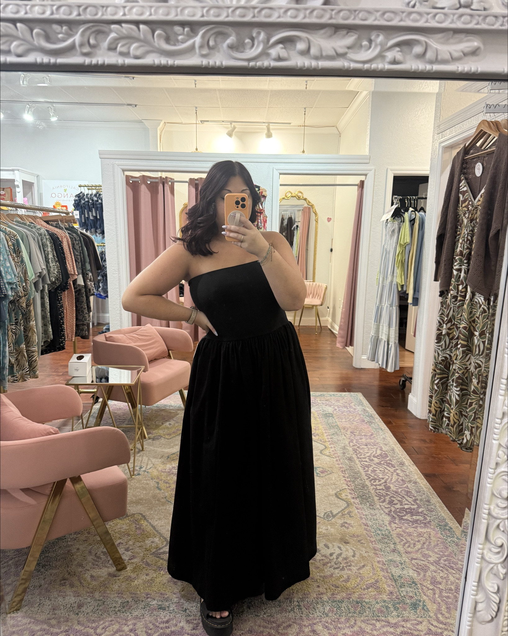 Your new go-to little black dress 🤍✨

This strapless midi is the definition of a perfect basic—so easy to dress up or down. The fit is flattering, the fabric is comfy, and it’s one of those pieces you’ll reach for again and again. Pair it with heels for date night or throw on sneakers for a casual vibe 🖤

Wearing a size large in the dress!

#LTKootd #LTKMidsize #LTKdayinmylife