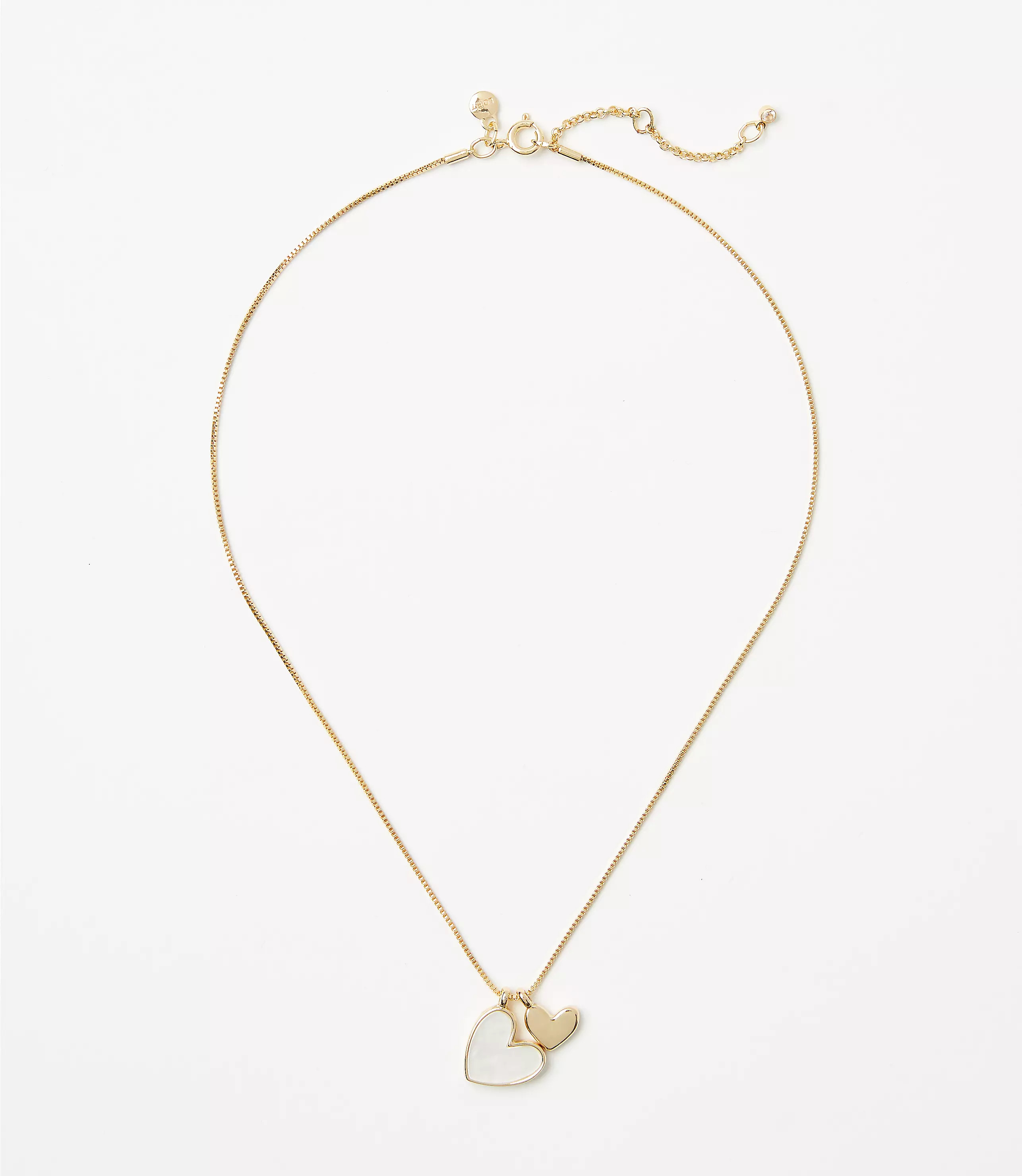 Mother of Pearl Heart Necklace | LOFT