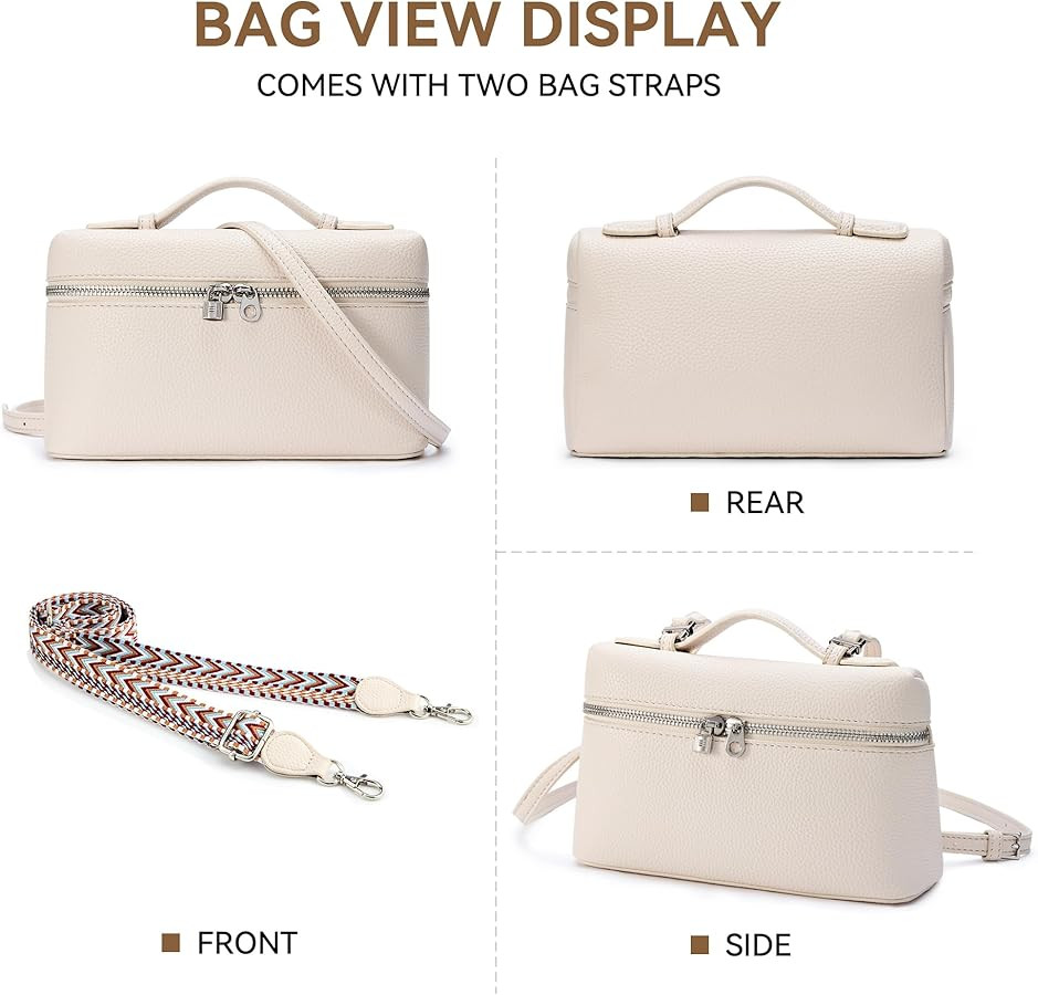 KALIDI Crossbody Bag for Women Small Top-Handle Pouch Designer Shoulder Handbag Quiet Luxury Leat... | Amazon (US)