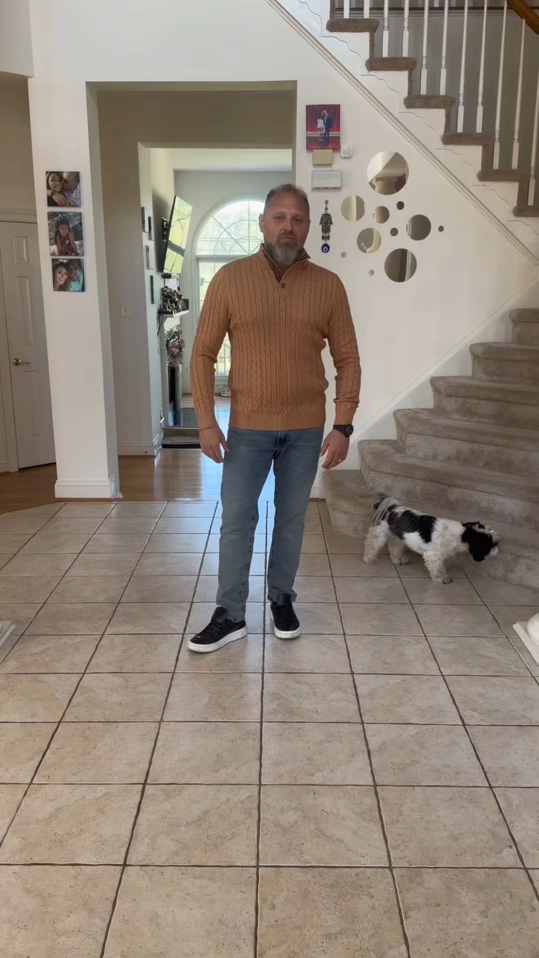 My husbands new favorite brand from Amazon , Jmierr! 
Gorgeous sweater that is not only warm but is super soft! Not to be left out the gorgeous brown color of the season and the elbow patches that have been very stylish for both men and women this year! 

#LTKMens #LTKFindsUnder50 #LTKSeasonal