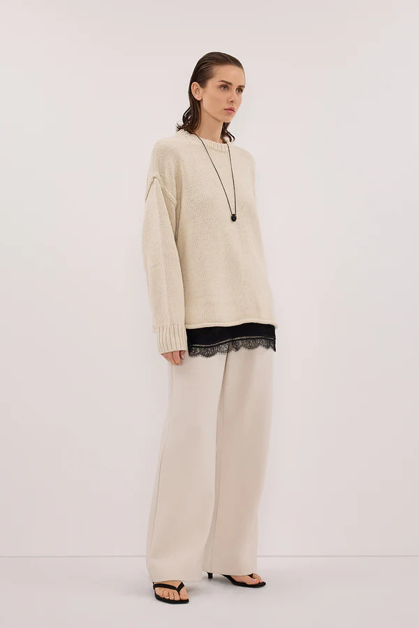 ROY PLASTER OVERSIZED LONGLINE KNIT JUMPER | DISSH