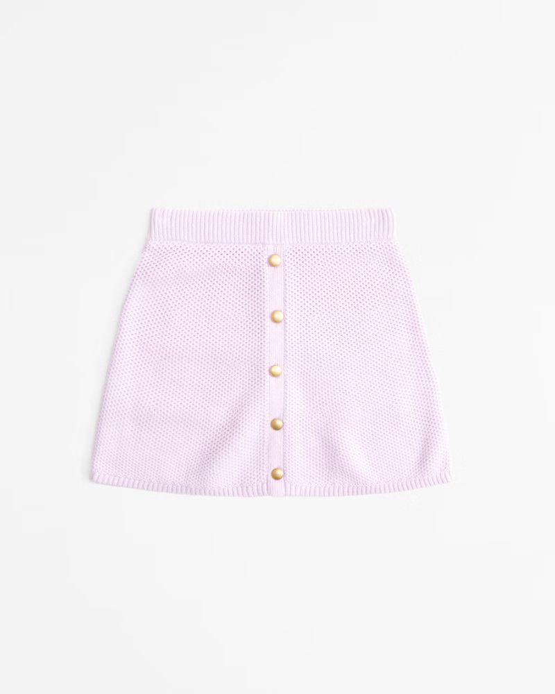 button-through sweater skirt | Abercrombie & Fitch (US)