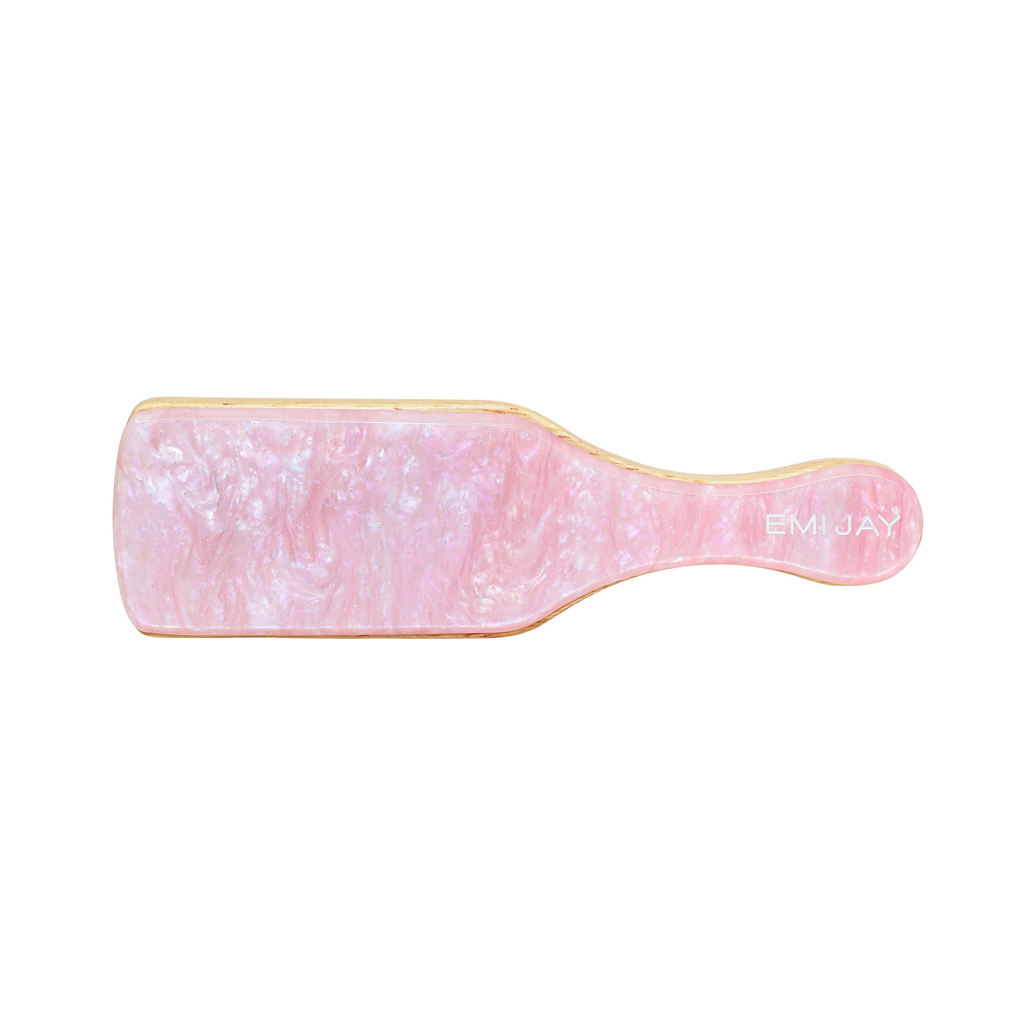 Mini Boar Bristle Brush in Pink Sugar | Emi Jay