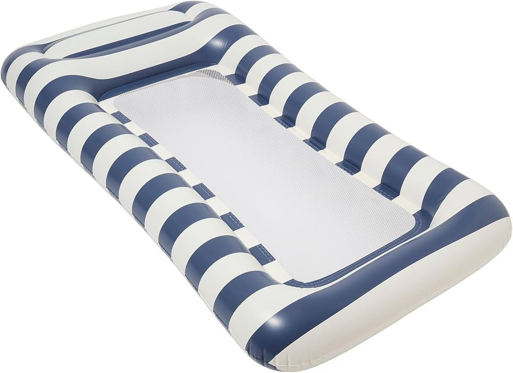 SUNNYLiFE Lilo Hammock, Marine, PVC and Polyester, 70.87 x 41.34 x 11.81 inches, 2.76 lbs | Amazon (US)