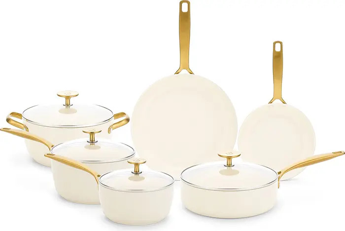 10-Piece Ceramic Nonstick Cookware Set | Nordstrom