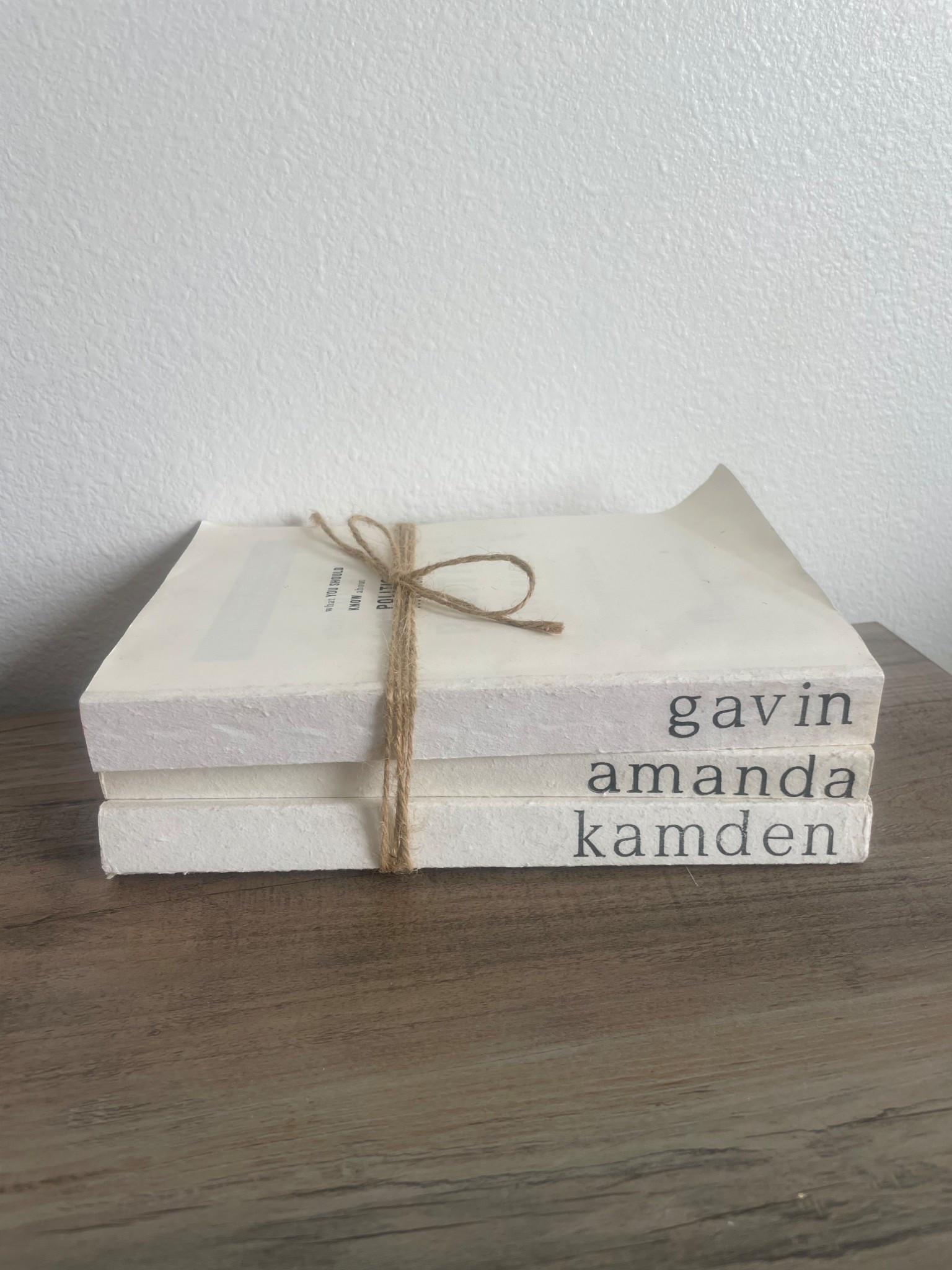 These customized name book stacks would make a great Mother’s Day gift! 

#LTKFindsUnder50 #LTKGiftGuide #LTKHome