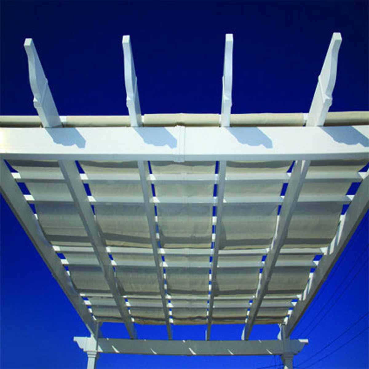 Vita Canvas Weave Shade Strips for 10 Foot x 10 Foot Brand Pergola, Light Gray, Grey, VA42063 | Amazon (US)