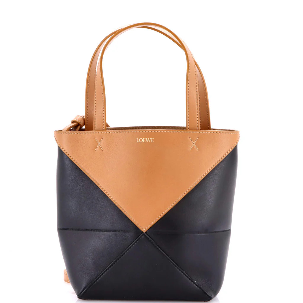 Puzzle Fold Tote Leather Mini | Rebag