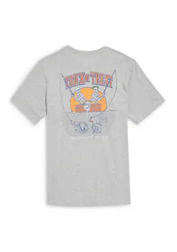 Fishing Skeletons Short-Sleeve Pocket Tee | Belk