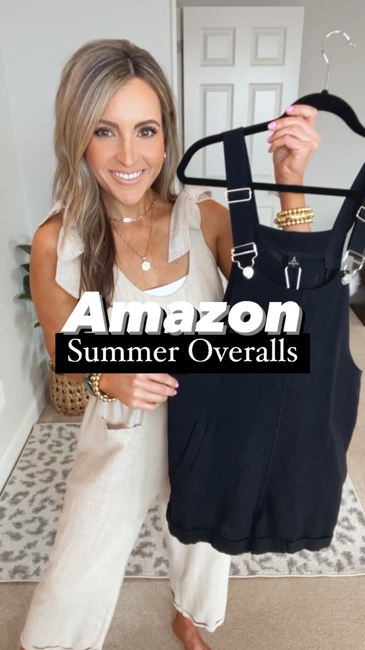 Overalls are one of those outfits that I instantly feel cute AND comfortable in! 🤗 I can’t wait to wear these all summer long ☀️ Wearing my true size small. Has adjustable straps. I’m 5’5"

#LTKstyletip #LTKVideo #LTKfindsunder50