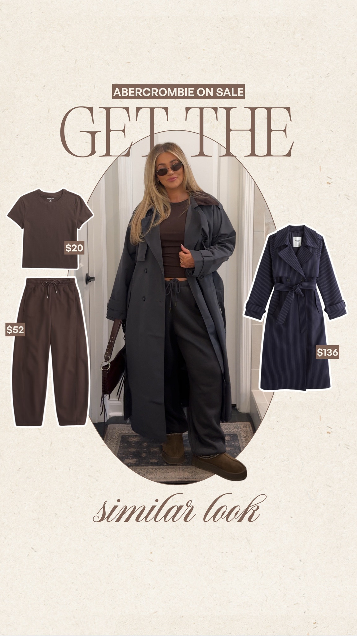 @abercrombie Loved this look last year! Simple but the trench elevates it!

#LTKSaleAlert #LTKMidsize #LTKootd
