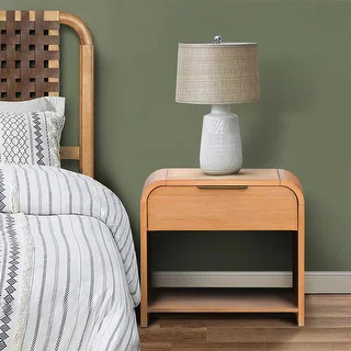 INK+IVY Jameson Modern One Drawer Waterfall Nightstand | Bed Bath & Beyond