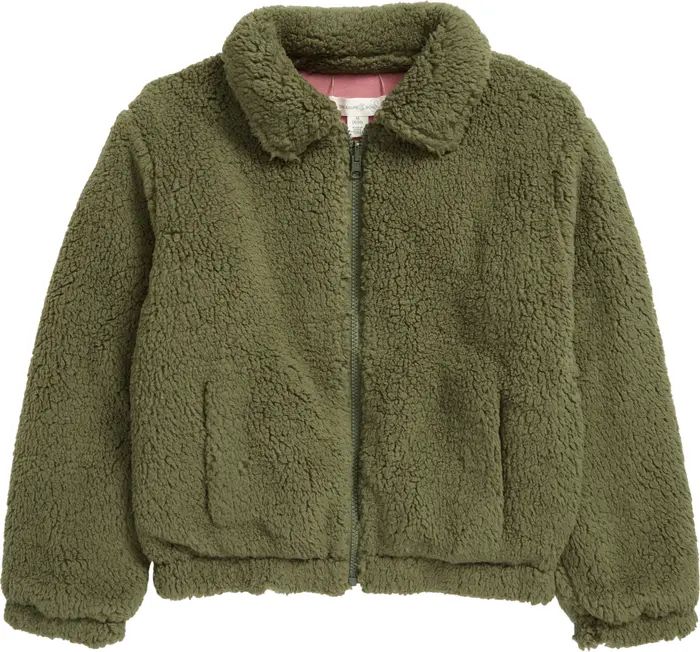 Kids' Reversible Fleece Bomber Jacket | Nordstrom