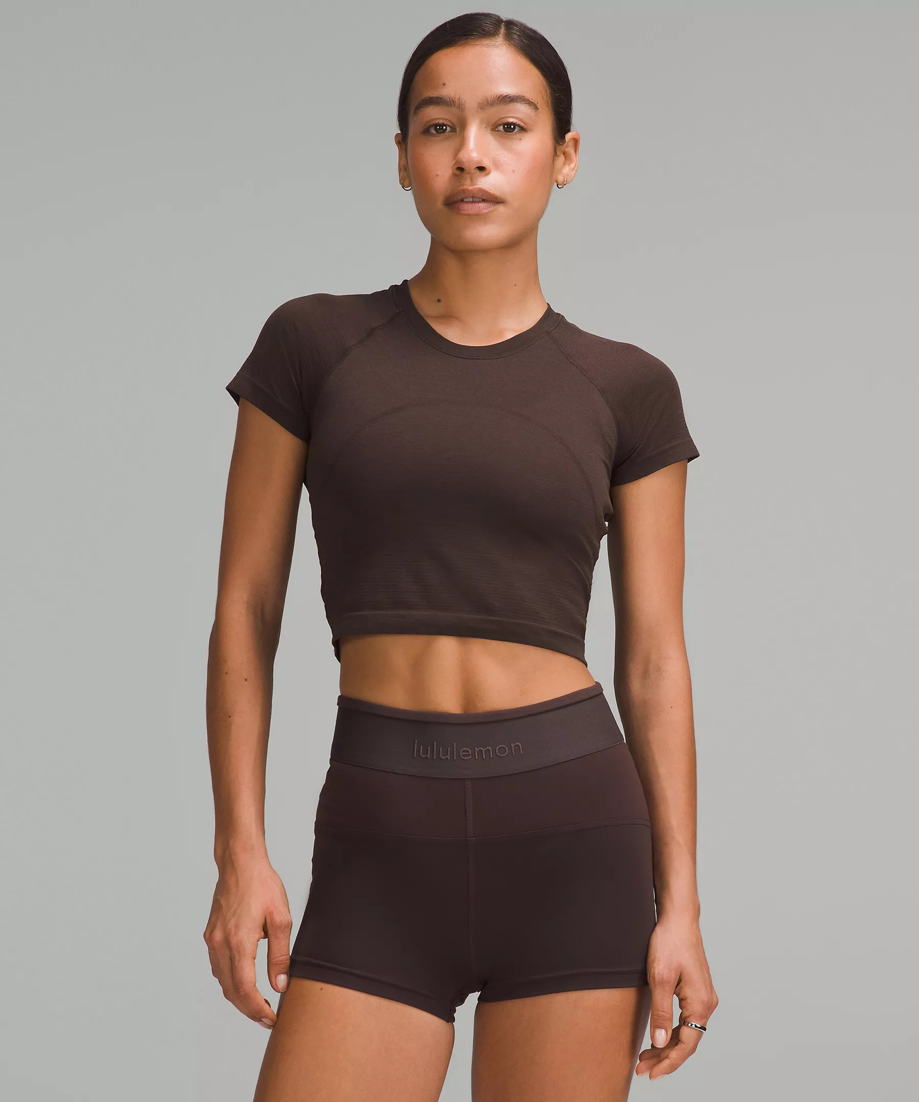 Swiftly Tech Cropped Short-Sleeve Shirt 2.0 | Lululemon (US)