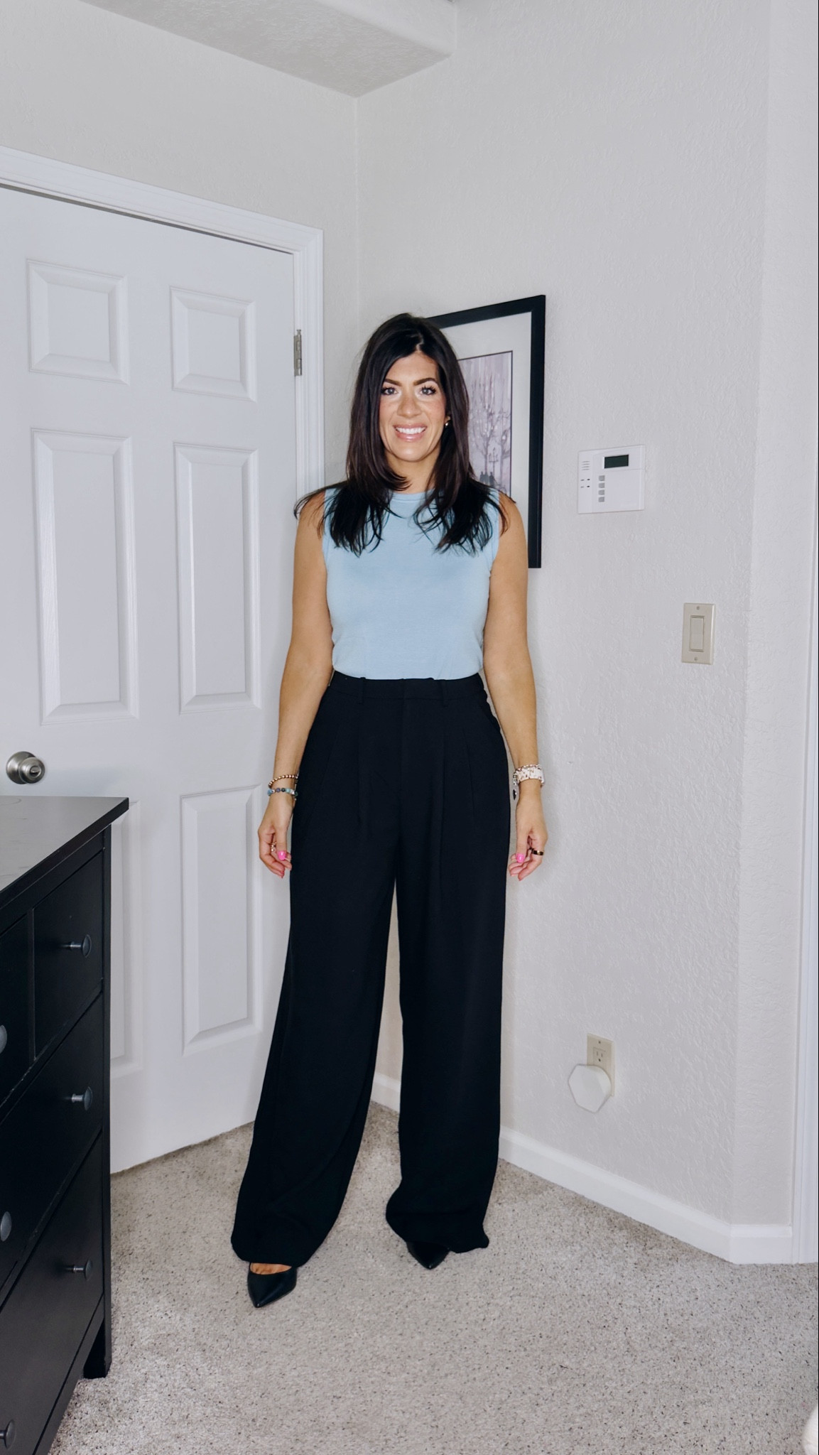 My favorite work pants- pants 3
I wear a Small tall in these- literally size down!!!
The also come in linen 

#LTKTall #LTKMidsize #LTKWorkwear