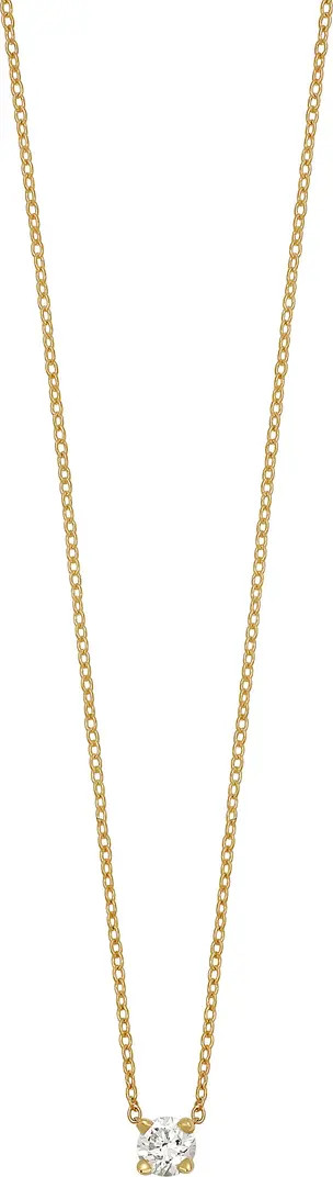 Bony Levy 14K Gold Diamond Solitaire Pendant Necklace - 0.07 ctw | Nordstromrack | Nordstrom Rack