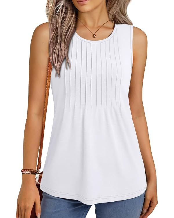 NORACORA Womens Camisole Tank Top Loose Fit Flowy Sleeveless Casual Summer 2026 | Amazon (US)