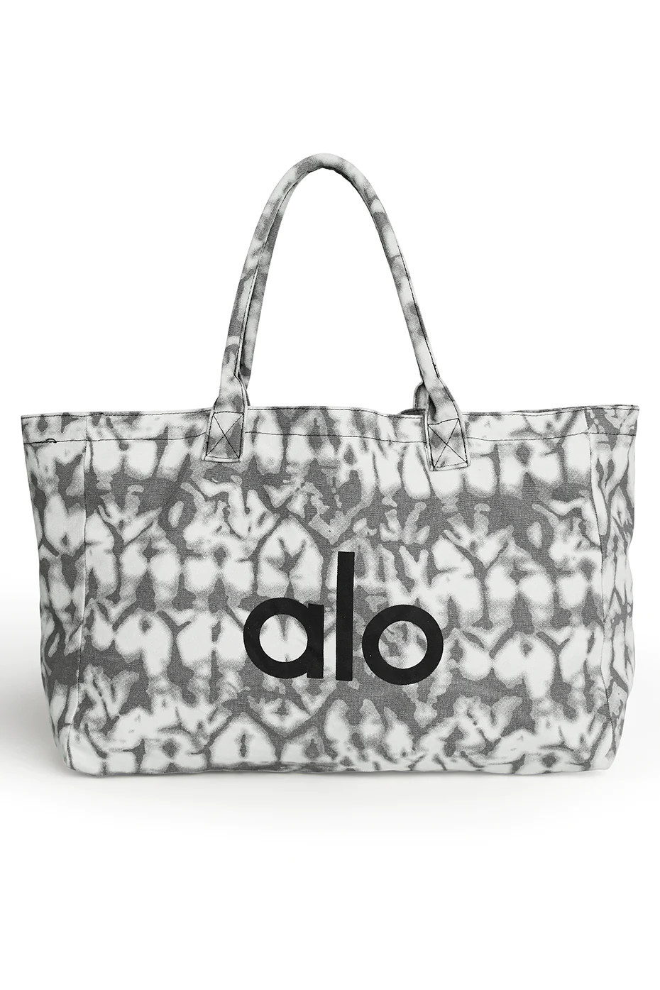 Alo Yoga� | Welcome Gift - Tie Dye Shopper Tote Bag in Grey Tiedye | Alo Yoga (US)