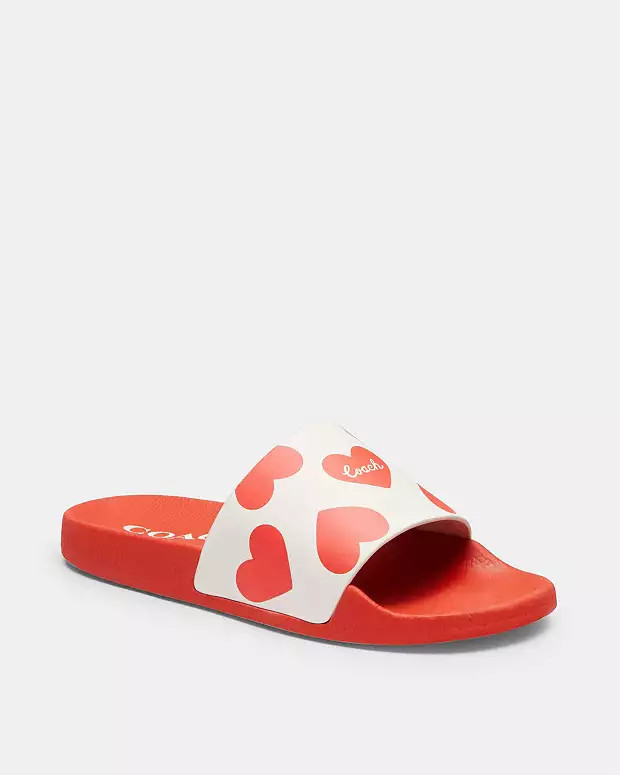 Udele Sport Slide With Valentine's Print | Coach (US)