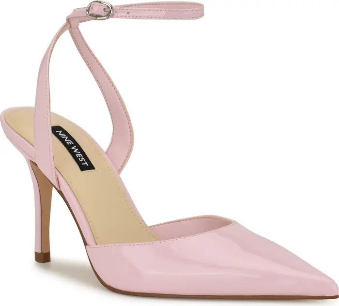 Grana Ankle Strap Pointed Toe Pump (Women) | Nordstrom