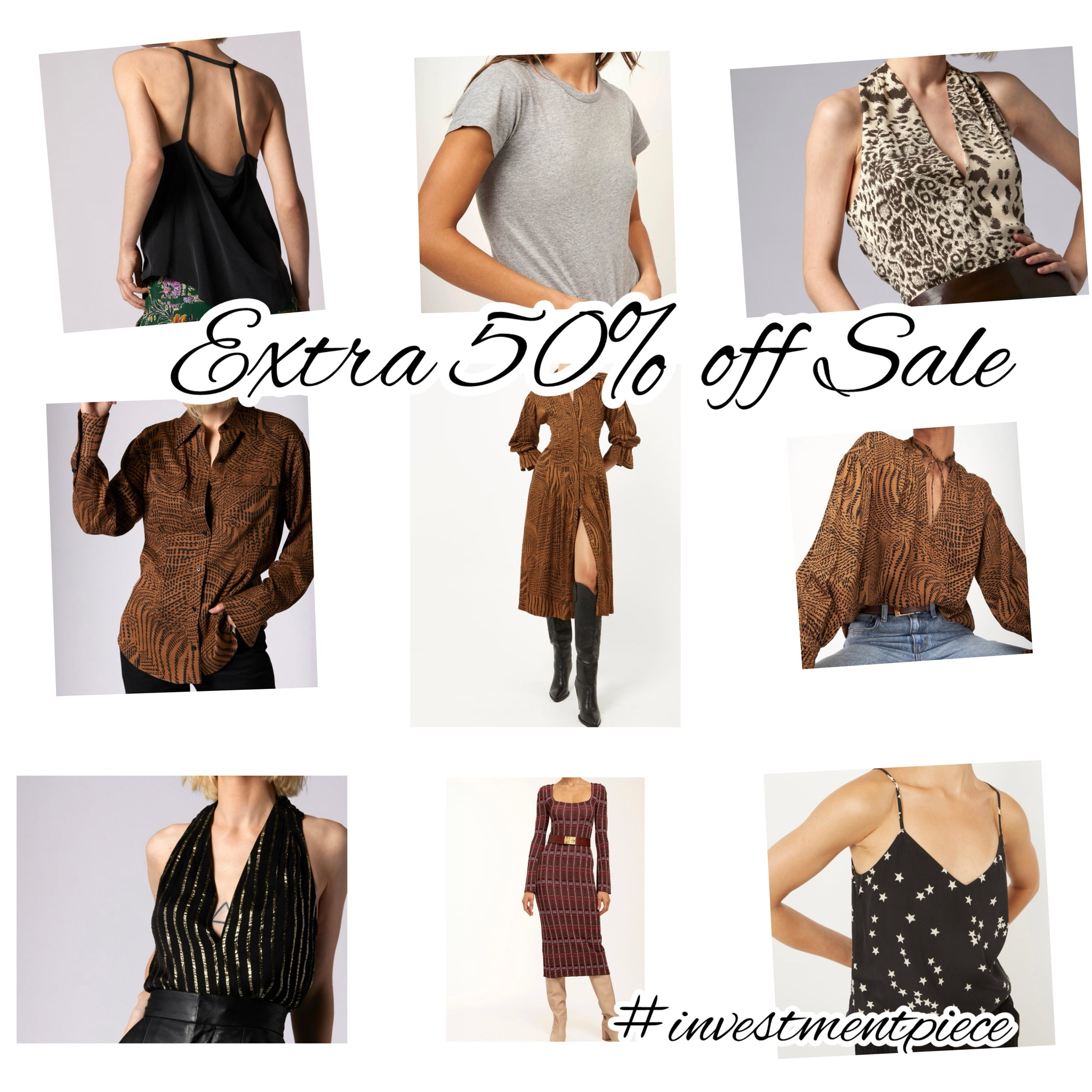 From blouses to dresses, knits to must have silks- get an extra 50% off sale @equipment #investmentpiece 

#LTKSaleAlert #LTKStyleTip #LTKFindsUnder100