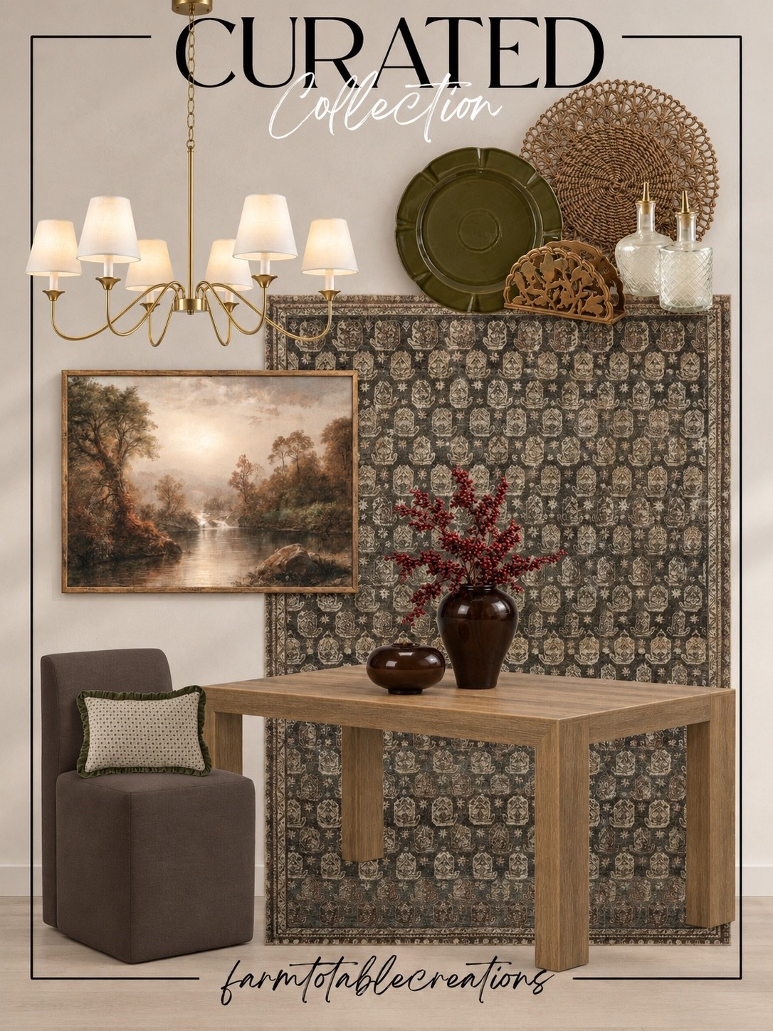 The Curated Home Edit 🤎

Warm, collected, and full of beautiful texture. I love how these rich earthy tones, vintage-inspired details, and timeless pieces come together for a cozy, elevated look that feels perfect for fall.

#LTKHome #LTKFinds #DiningRoomDecor #DiningTable #DiningChair #AreaRug #Chandelier #WallArt #DecorativePillows #FallStems #VaseDecor #TableDecor #HomeDecor #FallHomeDecor #NeutralHome

#LTKHome #LTKSaleAlert #LTKSeasonal