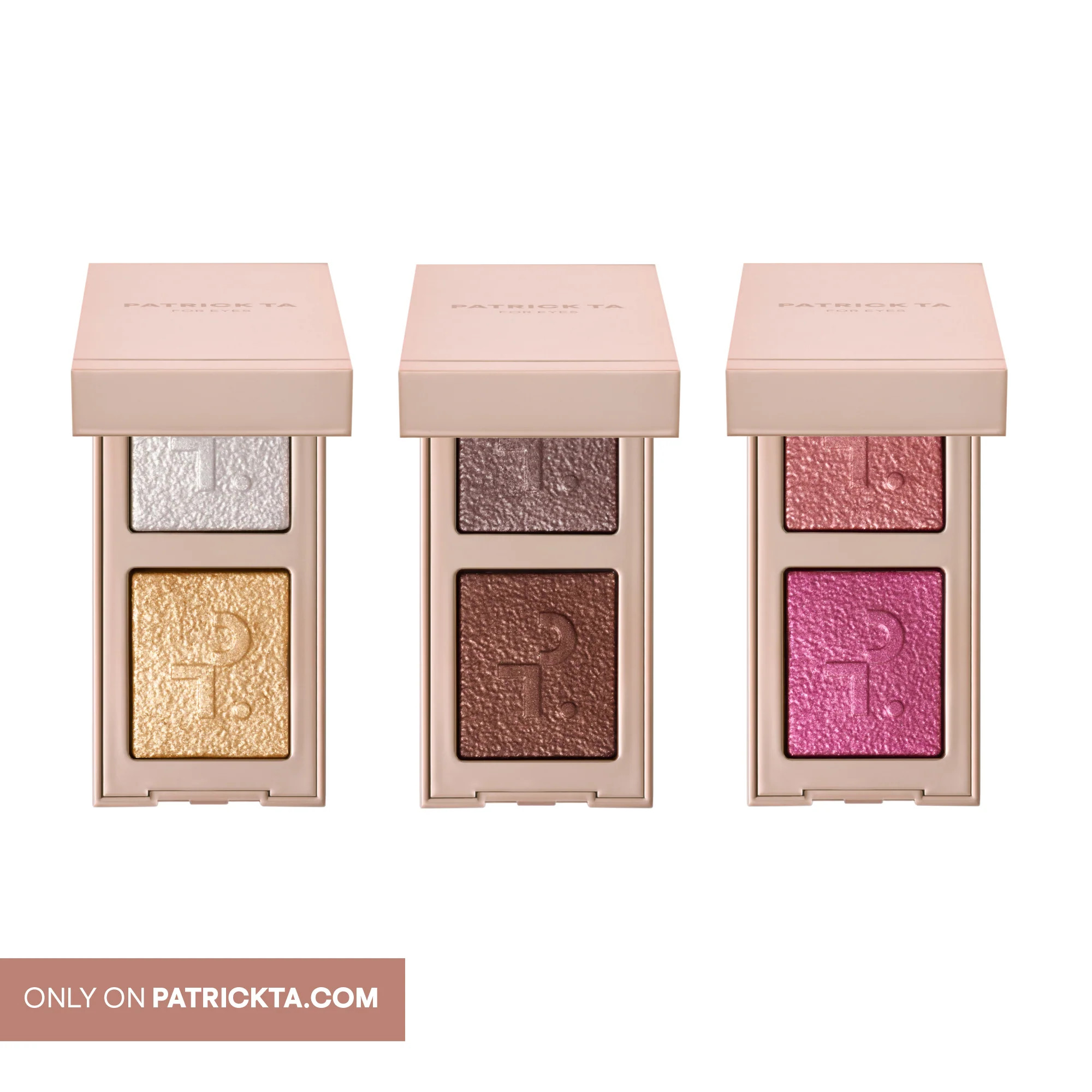 Sparkle Eyeshadow Trio | Patrick Ta Beauty