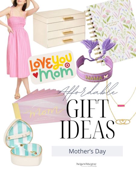 Affordable gift ideas for mom! A target gift card is always a good idea! Check out this cute bracelet and a coupon book and jewelry boxes are adorable too! 

#LTKFindsUnder50 #LTKGiftGuide #LTKSaleAlert