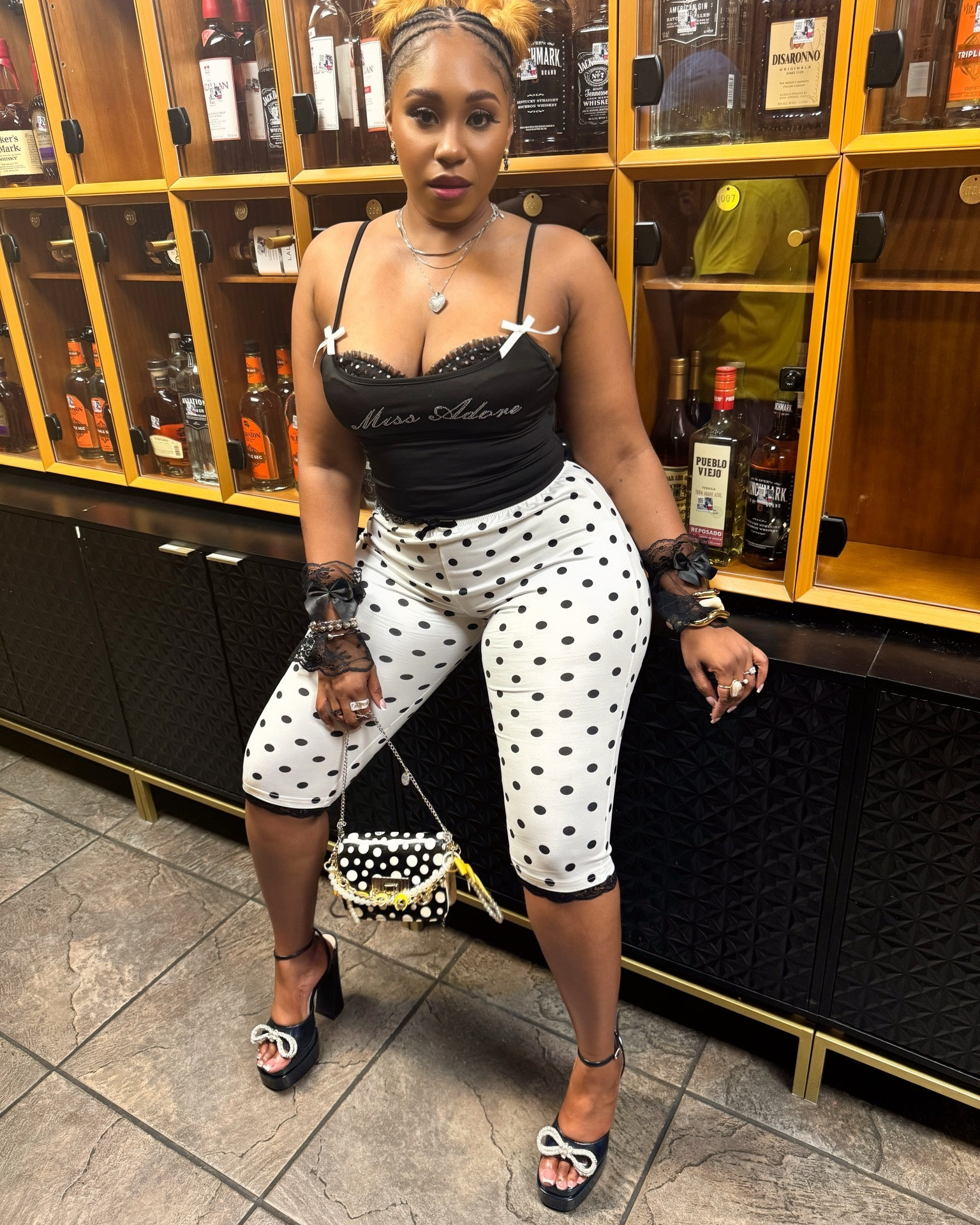 Polka Dot Outfit 🖤🤍

✨Top: M
✨Bra: Savage Fenty ( unable to link) but linked options.
✨Capris: L
✨Handbag: Very Old *linked options. 
✨Shoes: linked options 

📲Follow @chinnesee (IG & TikTok) @chinnesee sanders (Facebook) for more affordable beauty & lifestyle favorites.

#LTKootd #LTKSaleAlert #LTKBeauty