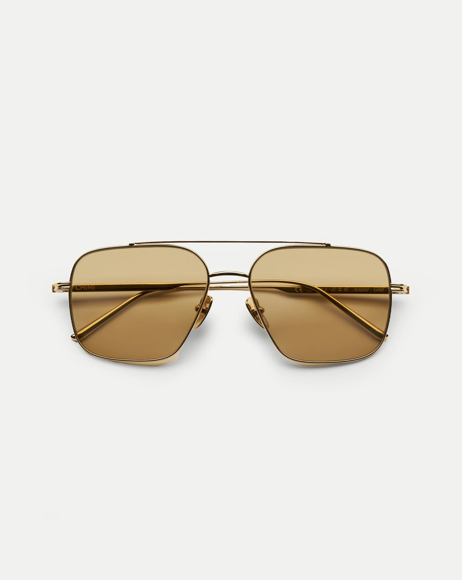 CC Titan Aviator Sunglasses in Gold | Veronica Beard | Veronica Beard