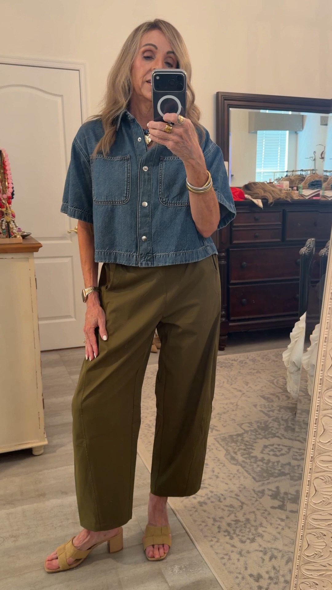 These lightweight olive pants are the best! I’m loving how this color goes with everything and of course the fit!

#LTKOver40 #LTKSaleAlert #LTKootd