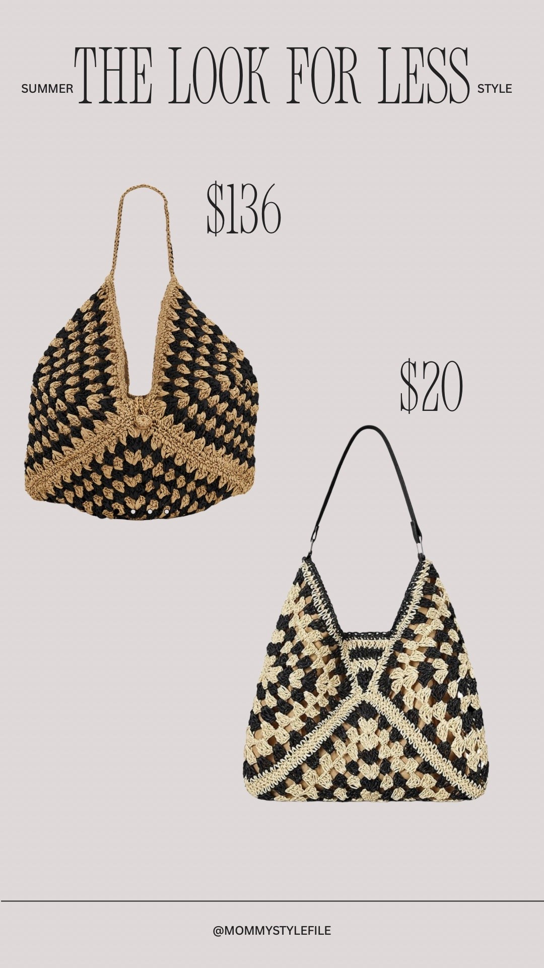 The look for less! Beach bag edition!

#LTKmomlife #LTKootd #LTKSwim