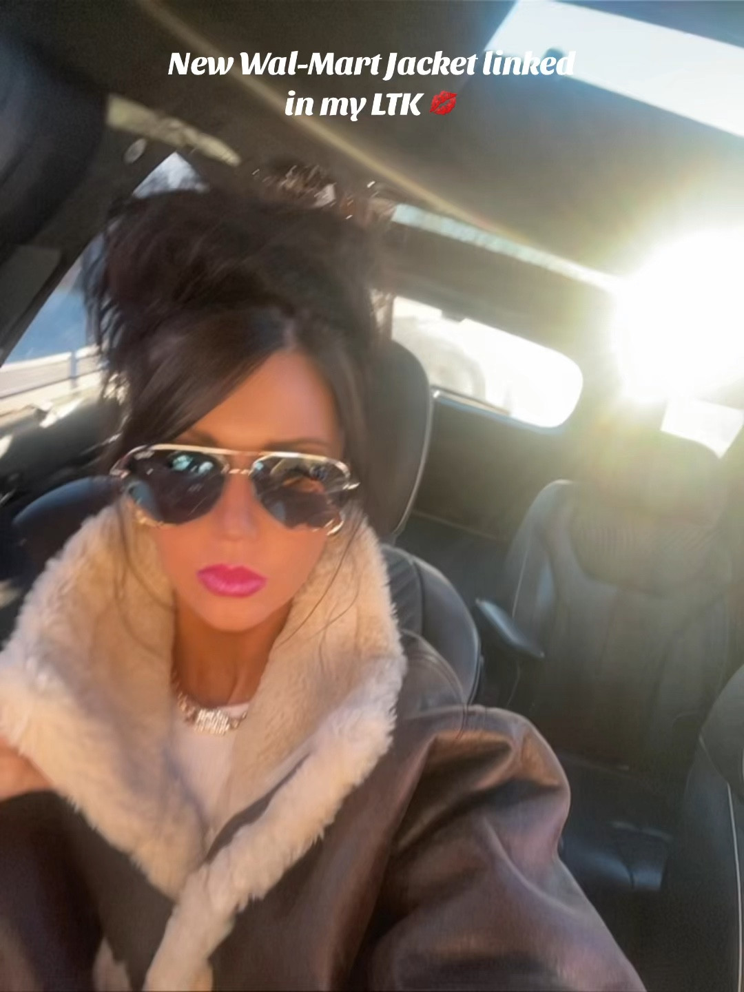 Ok Ladies I’m loving this Jacket and I love it even more because of the price ! I’m wearing a Size Medium. They are selling out fast so better hurry and snag this one up. 🤍 Comes in XS-XXL 💋 
Leather jacket/Jacket/ Walmart Jacket/leather Sherpa jacket#LTKfindsunder100#LTKVideo

#LTKSeasonal