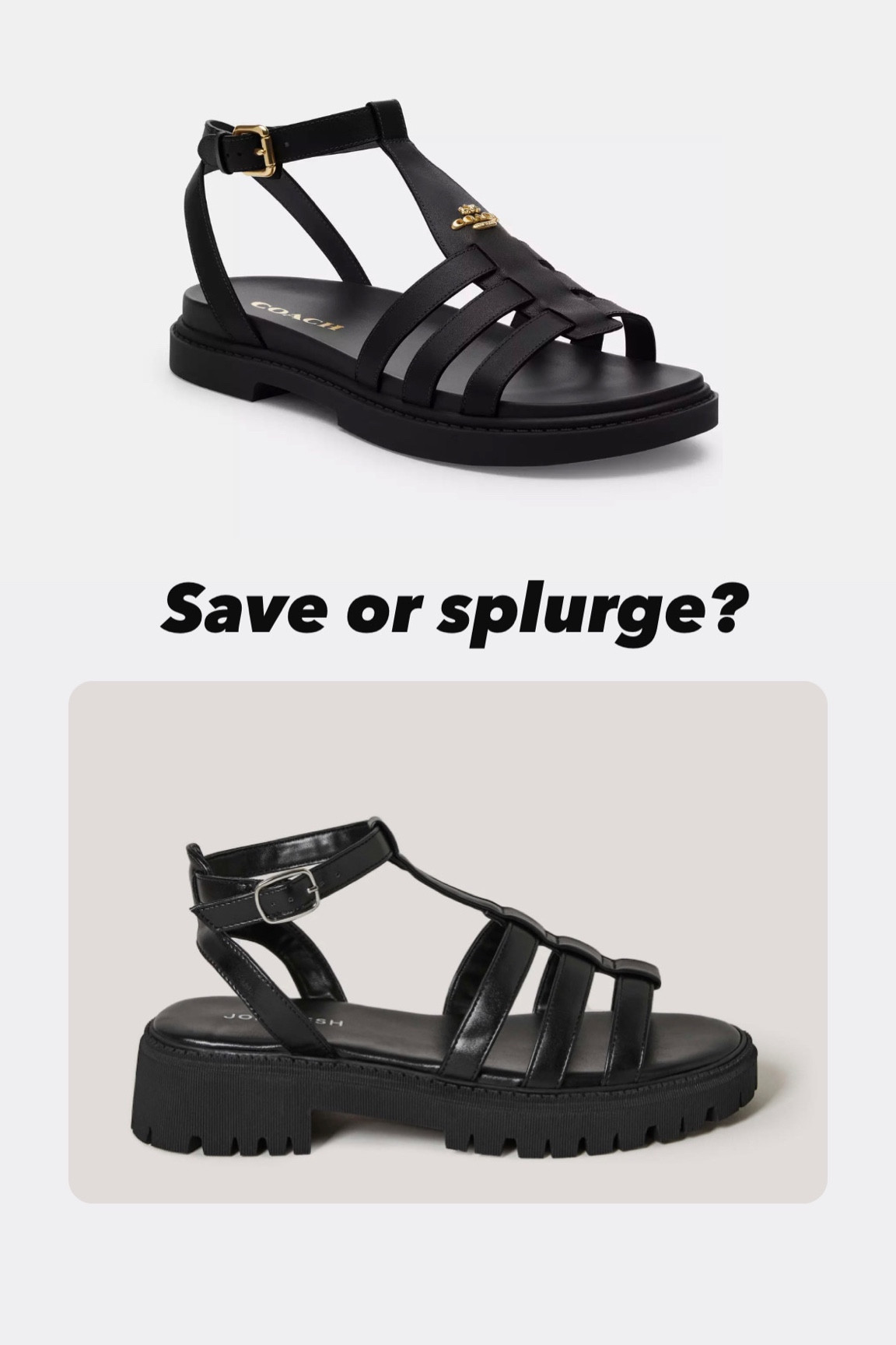 #sandals 
Size down for coach shoes 

#LTKcanada #LTKshoes #LTKsummer